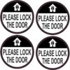 Please Lock the Door Vinyl Stickers