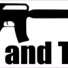Come and Take It Rifle Vinyl Sticker