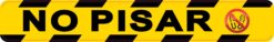 No Pisar Vinyl Sticker