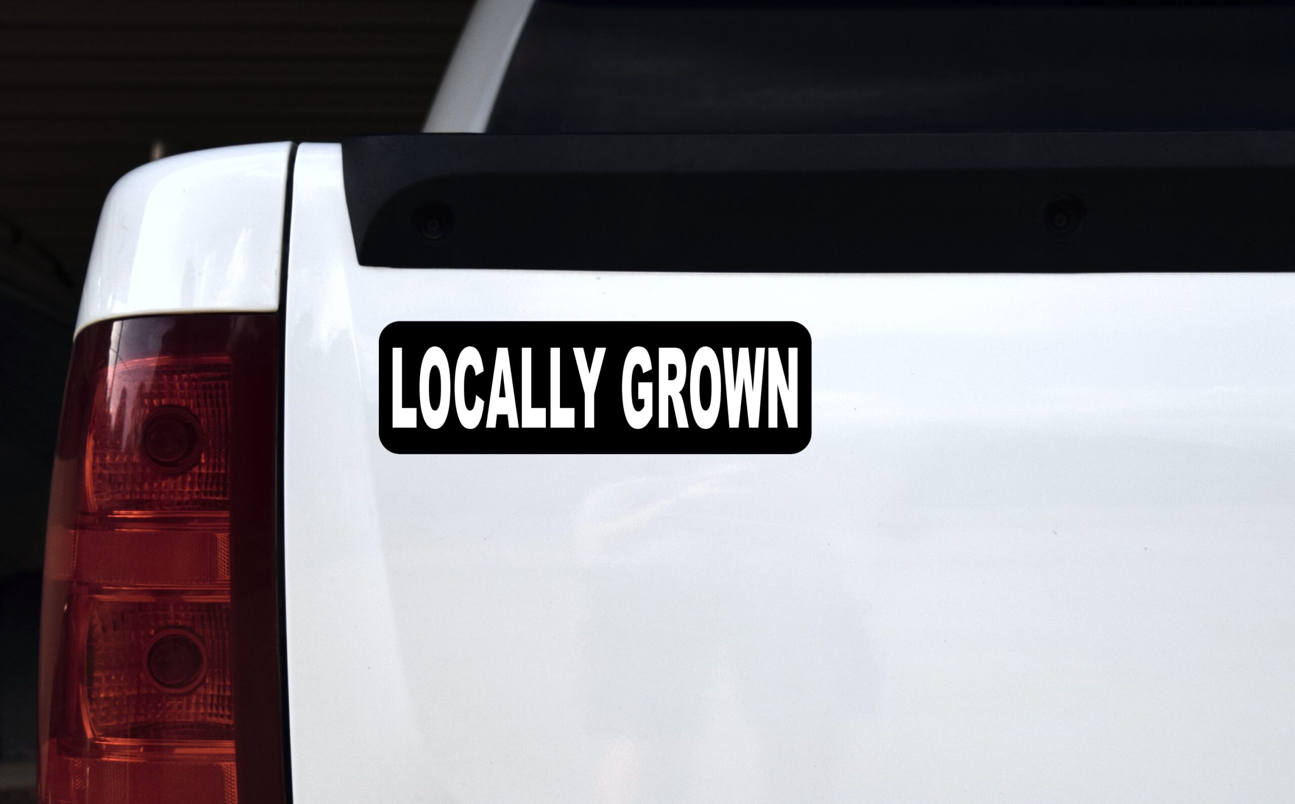StickerTalk Locally Grown Magnet, 10 inches x 3 inches