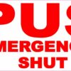 Push Emergency Fuel Shut Off Magnet