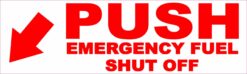Push Emergency Fuel Shut Off Magnet