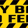 Stay Back 10 Feet Magnet