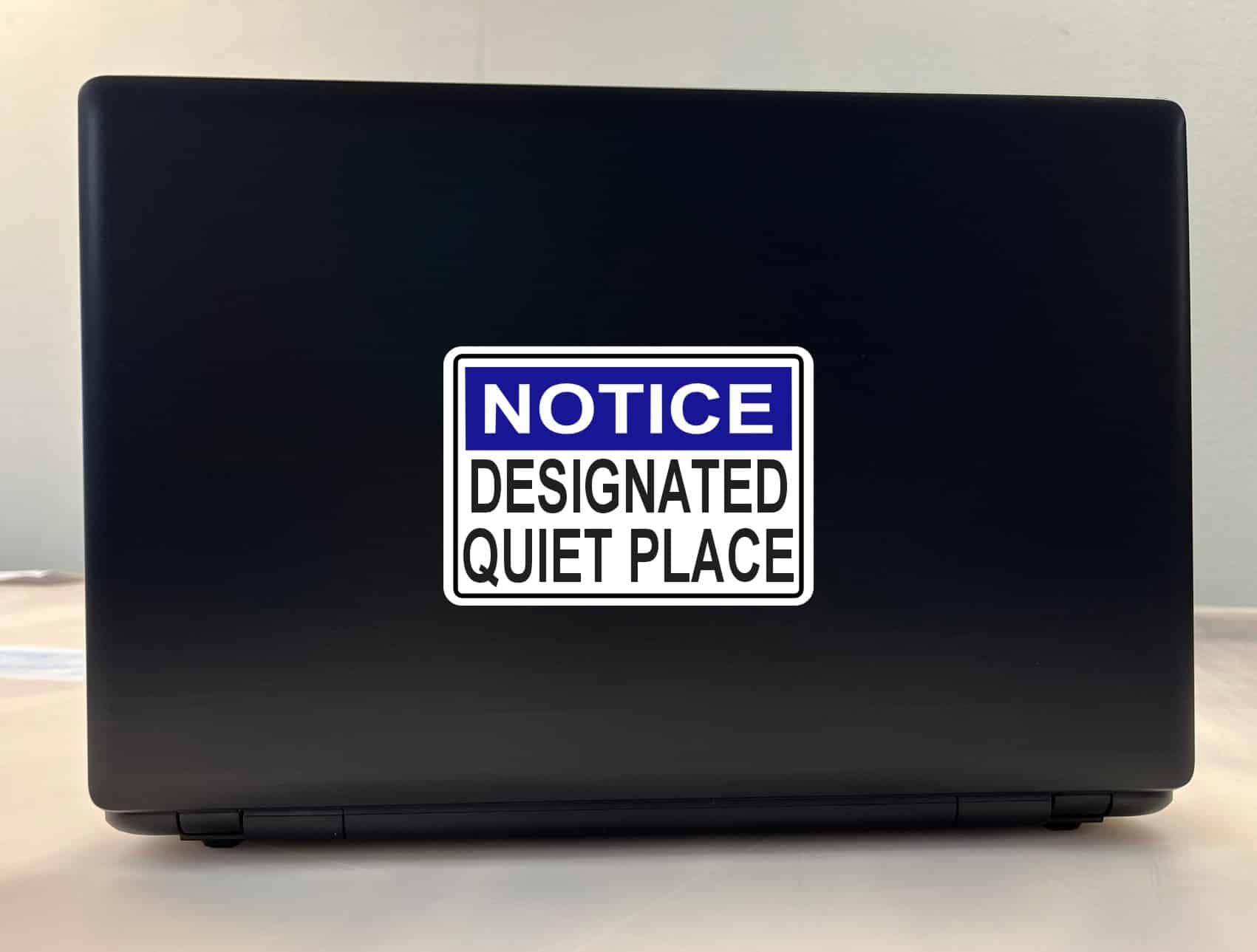 StickerTalk Designated Quiet Place Magnet, 5 inches x 3.5 inches - Image 3