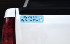 Dog Ate My Lesson Plans Teacher Vinyl Sticker 