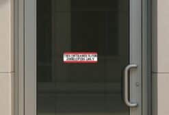StickerTalk This Entrance for Zookeepers Only Vinyl Sticker, 10