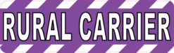 Purple Rural Carrier Magnet