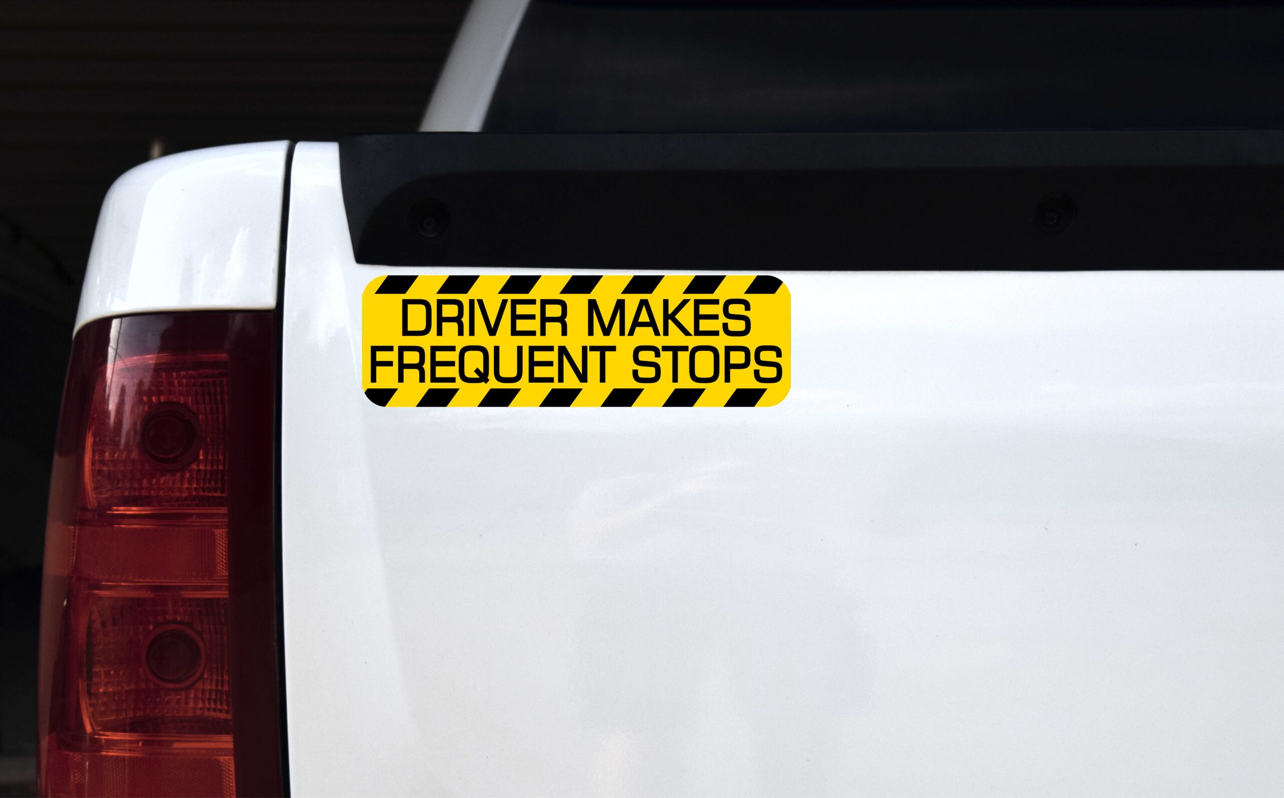 Driver Makes Frequent Stops Vinyl Sticker