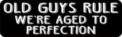 Old Guys Rule Vinyl Sticker