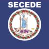 Secede Virginia Flag Magnet