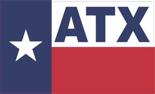 Texas Flag ATX Austin Magnet