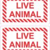 Live Animal Vinyl Stickers