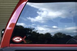 Love Christian Fish Vinyl Sticker