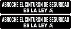 Abroche el Cinturón de Seguridad Vinyl Stickers