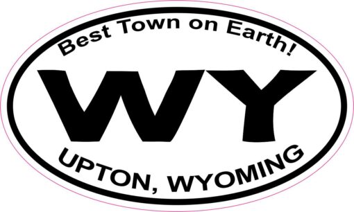 Upton Wyoming Vinyl Sticker