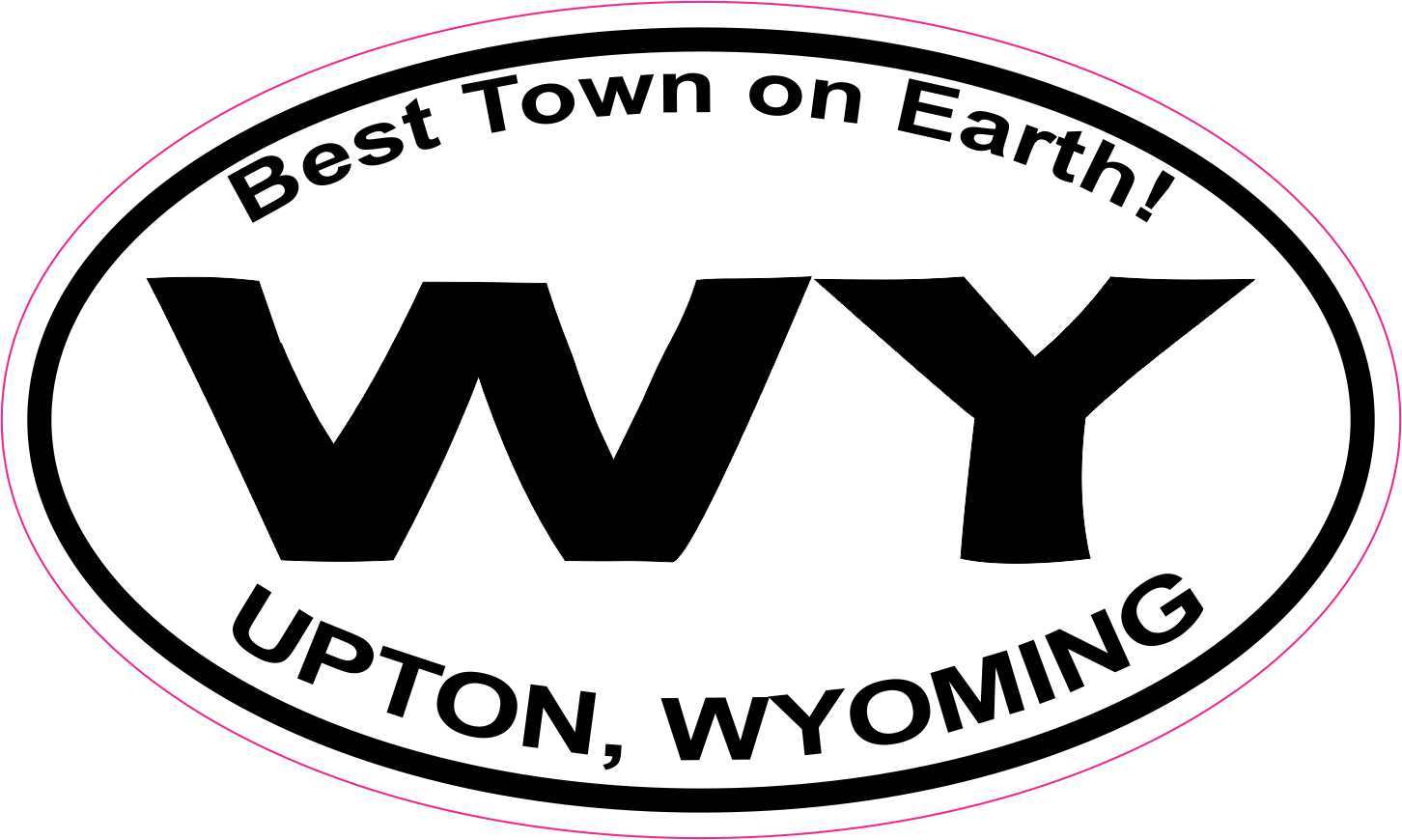 Upton Wyoming Vinyl Sticker