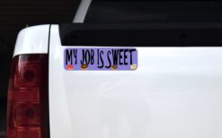 My Job Is Sweet Vinyl Sticker