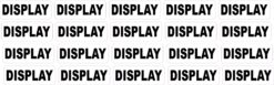 Display Vinyl Stickers