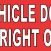 This Vehicle Does Not Turn Right on Red Magnet