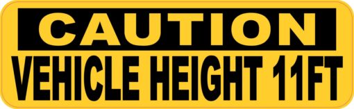 Vehicle Height 11FT Magnet