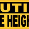 Vehicle Height 12FT Vinyl Sticker