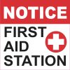 StickerTalk Notice First Aid Station Magnet, 5 inches x 5 inches