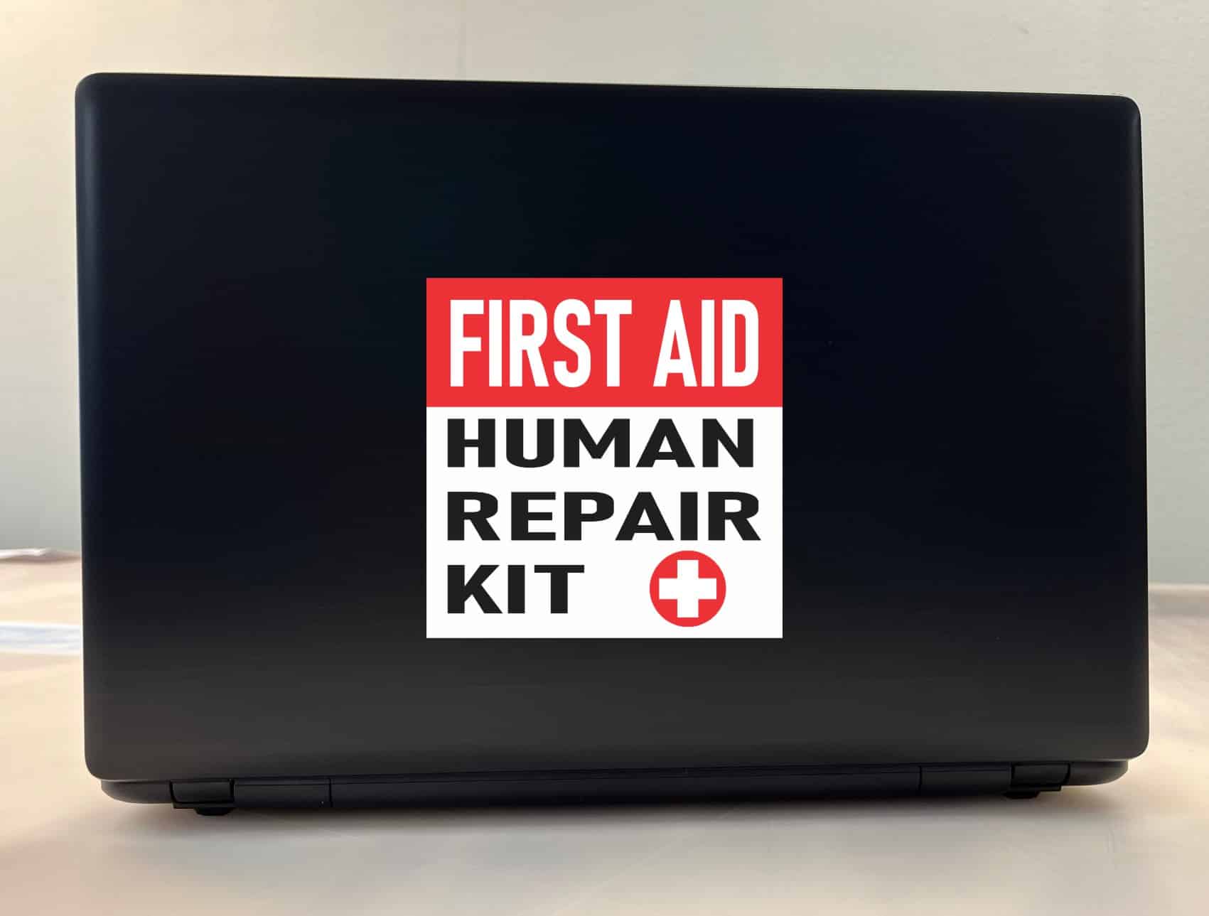 StickerTalk Human Repair Kit First Aid Vinyl Sticker, 5 inches x 5 inches - Image 3