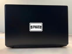 Alternative view of StickerTalk Upward Vinyl Stickers, 1 sheet of 2 stickers, 3 inches x 2 inches each
