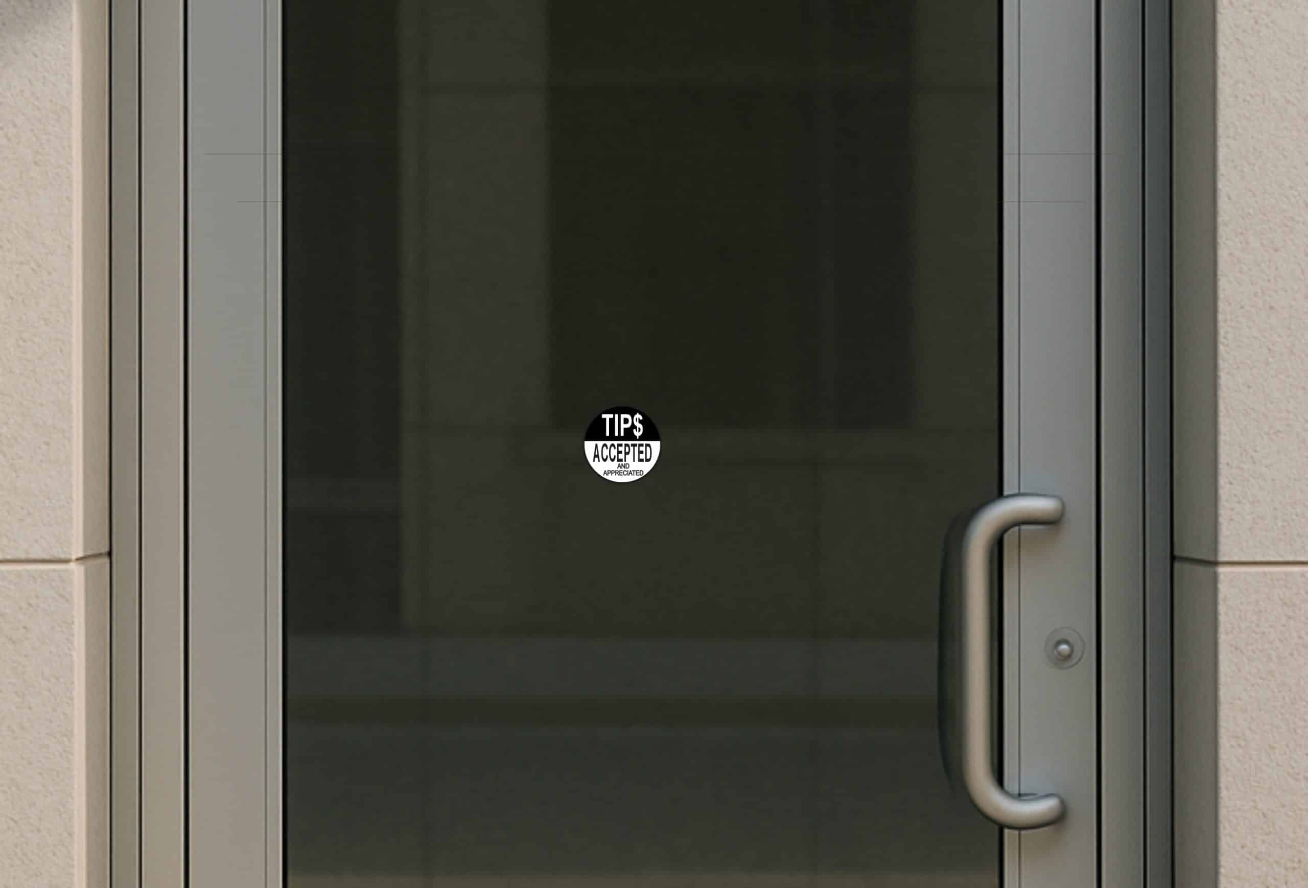 StickerTalk Tips Accepted and Appreciated Vinyl Stickers, 1 shee - Image 5