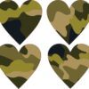 Camo Heart Vinyl Stickers