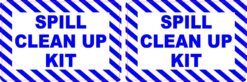 Spill Clean Up Kit Vinyl Stickers