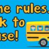 Follow the Rules Bus Driver Magnet