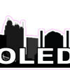 Toledo Skyline Vinyl Sticker