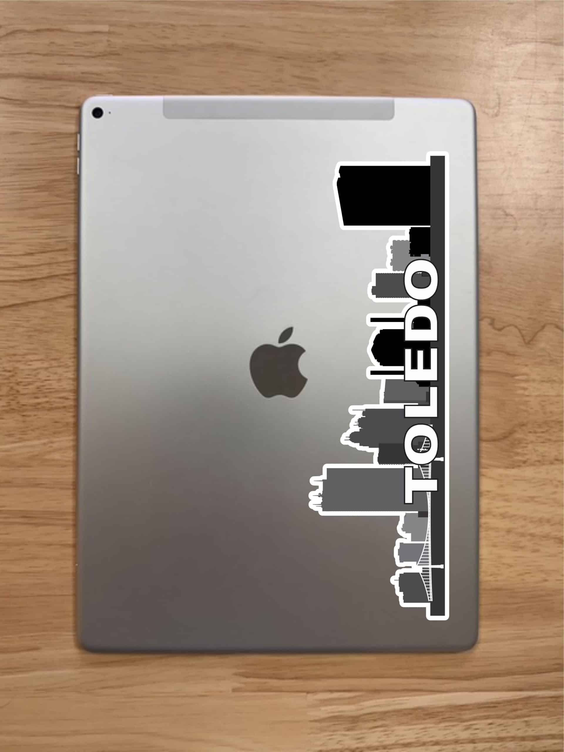 StickerTalk Toledo Skyline Vinyl Sticker, 10 inches x 3 inches - Image 6
