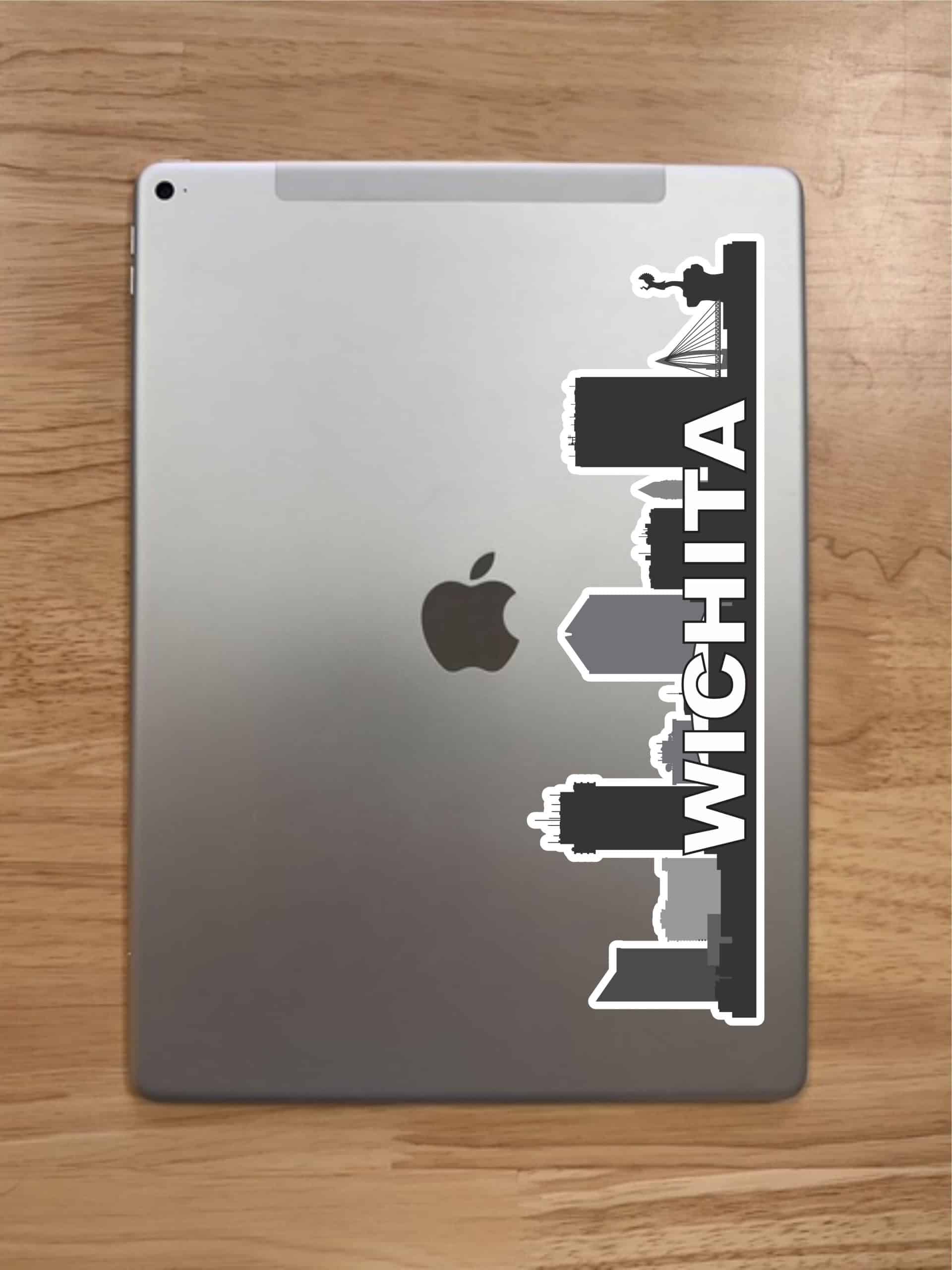 StickerTalk Wichita Skyline Vinyl Sticker, 10 inches x 3 inches - Image 6