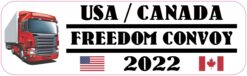 USA Canada Freedom Convoy 2022 Magnet
