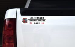 USA Canada Freedom Convoy 2022 Vinyl Sticker