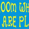 Blue Bloom Where You Are Planted Vinyl Sticker
