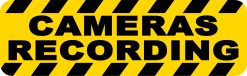 StickerTalk Cameras Recording Magnet, 10 inches x 3 inches