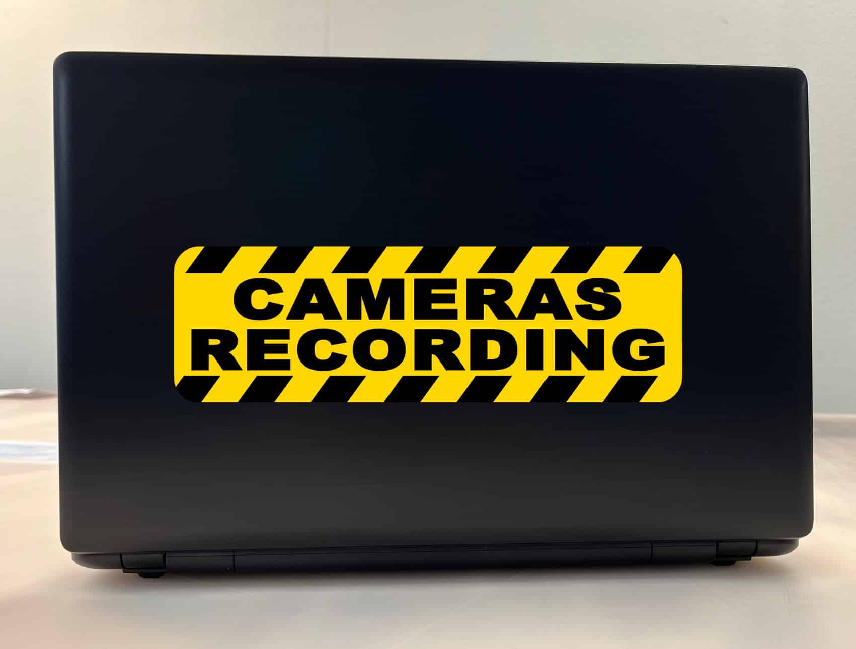 StickerTalk Cameras Recording Vinyl Sticker, 10 inches x 3 inche - Image 3