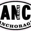 Oval ANC Anchorage Alaska Vinyl Sticker
