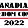Canadian Freedom Convoy 2022 Vinyl Sticker