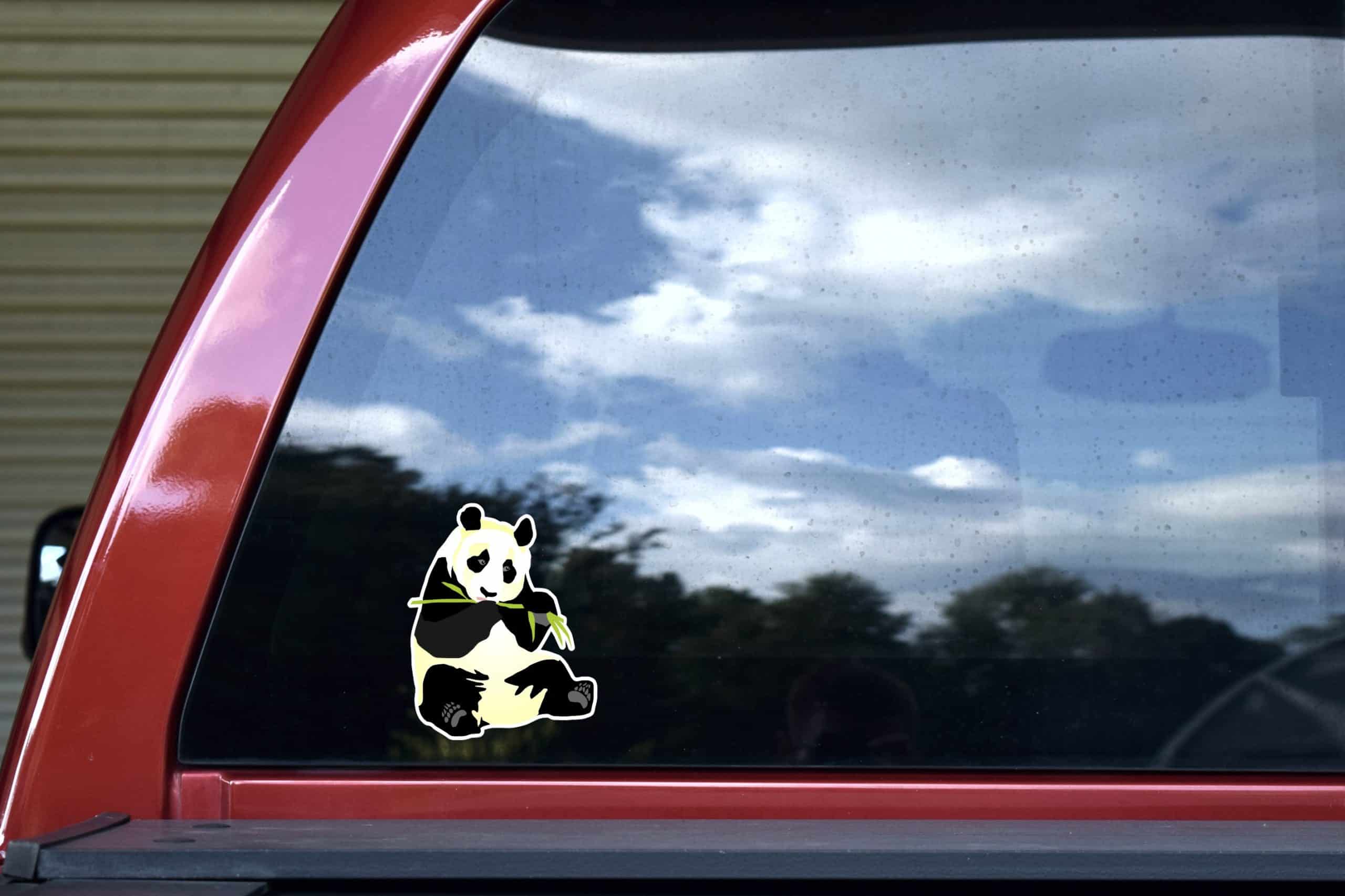 StickerTalk Right-Facing Panda Vinyl Sticker, 4 inches x 5 inches - Image 5