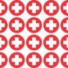 Medical Cross Vinyl Stickers