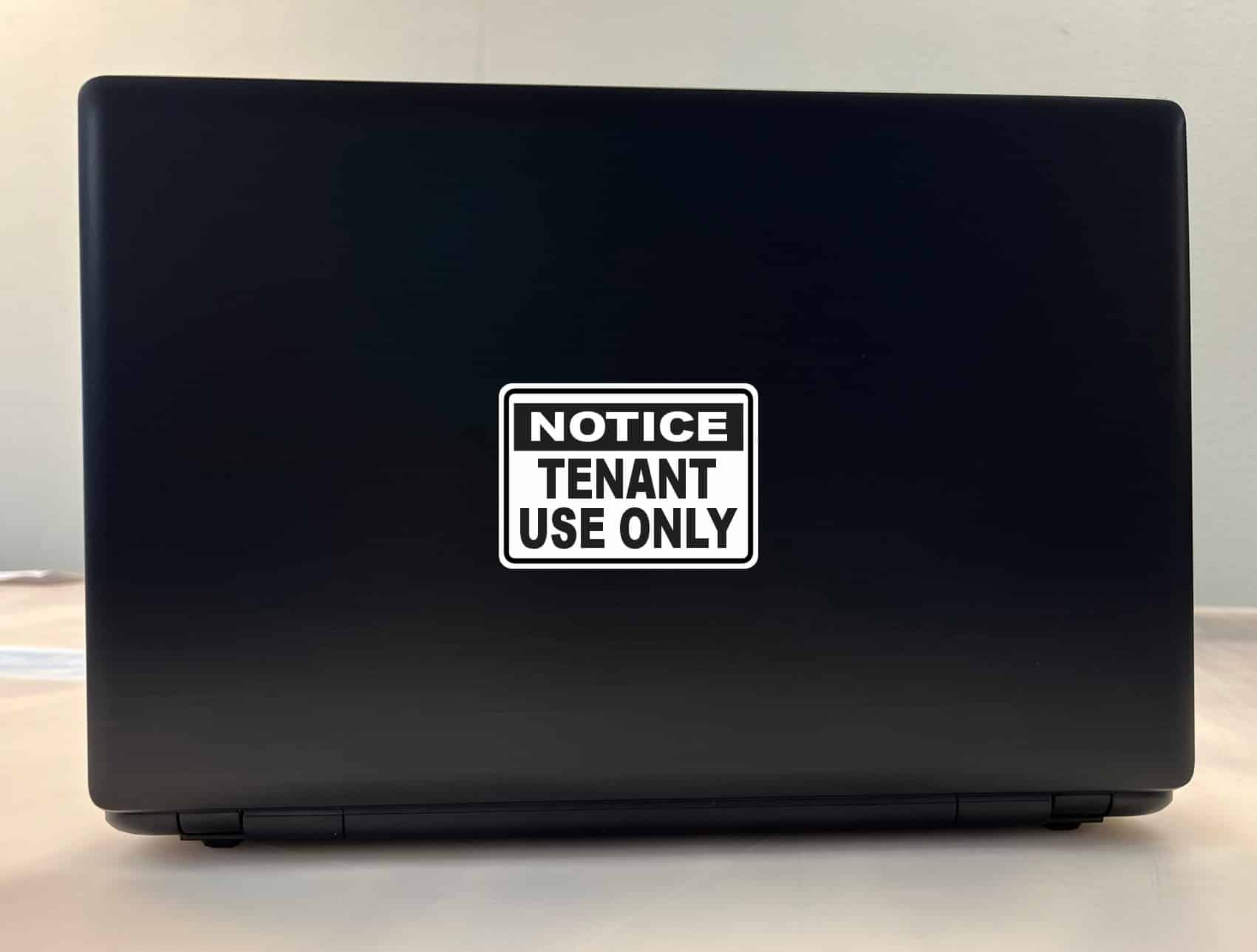 StickerTalk Tenant Use Only Vinyl Stickers, 1 sheet of 2 stickers, 3.5 inches x 2.5 inches each - Image 3