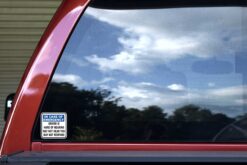 Driver Is Hard of Hearing Vinyl Stickers