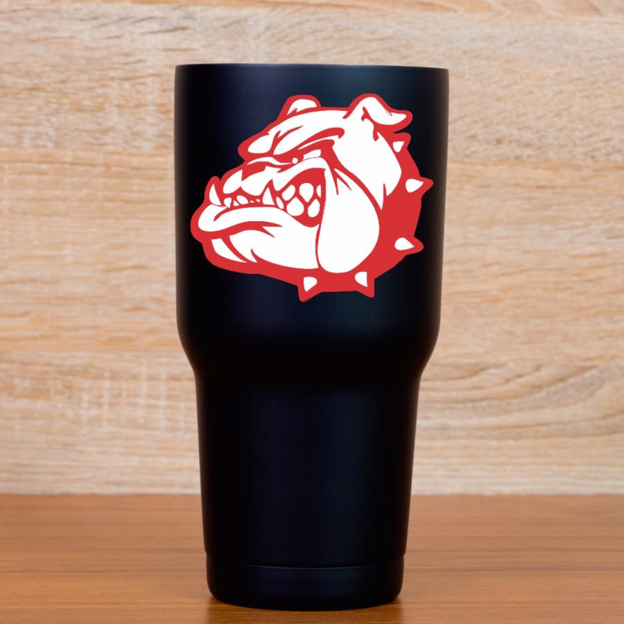 StickerTalk Left Facing Red Bulldog Vinyl Sticker, 3.5 inches x 3 inches - Image 6