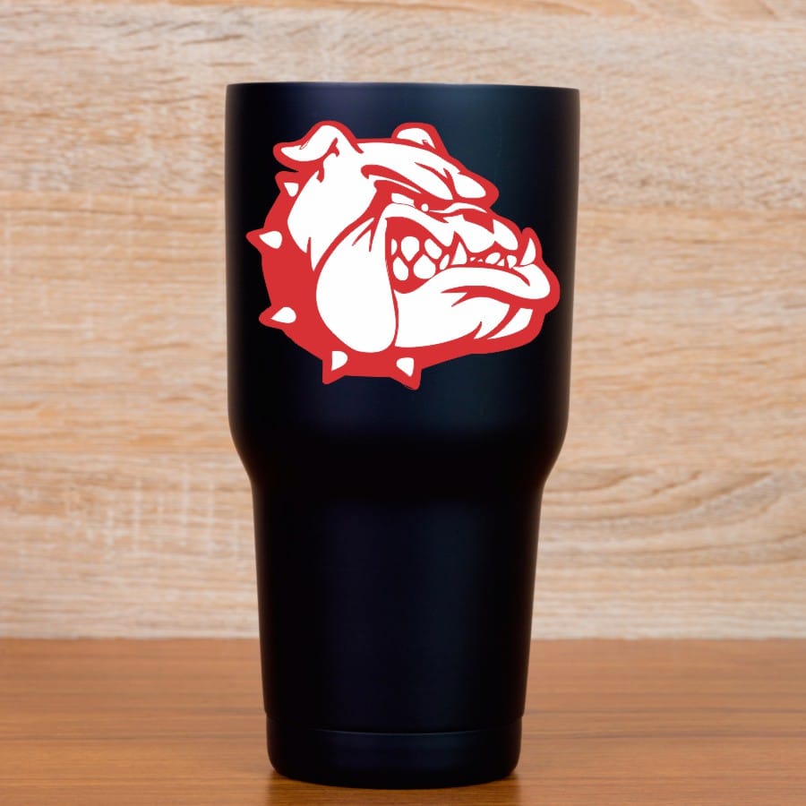 StickerTalk Right Facing Red Bulldog Vinyl Sticker, 3.5 inches x 3 inches - Image 6