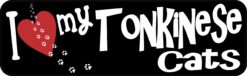 I Love My Tonkinese Cats Magnet