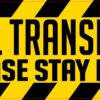 Please Stay Back Manual Transmission Vinyl Sticker